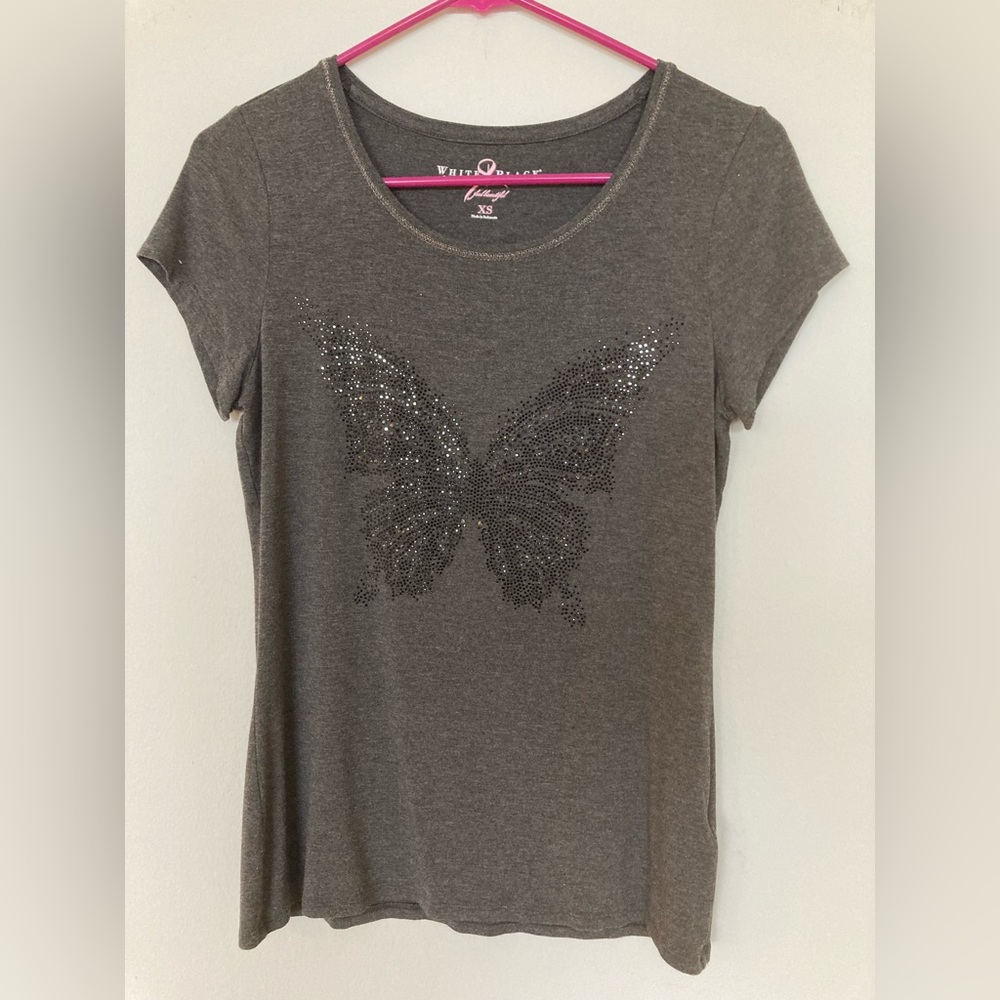 White House Black Market Embellished Tee - XS